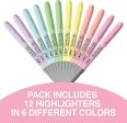 BIC Brite Liner Grip Pastel Highlighter Set, Chisel Tip Fashion