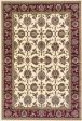 KAS Cambridge 7312 Ivory Red Kashan Area Rug Discount