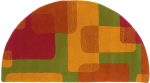 LR Resources Vibrance 03548 Lime Area Rug Cheap