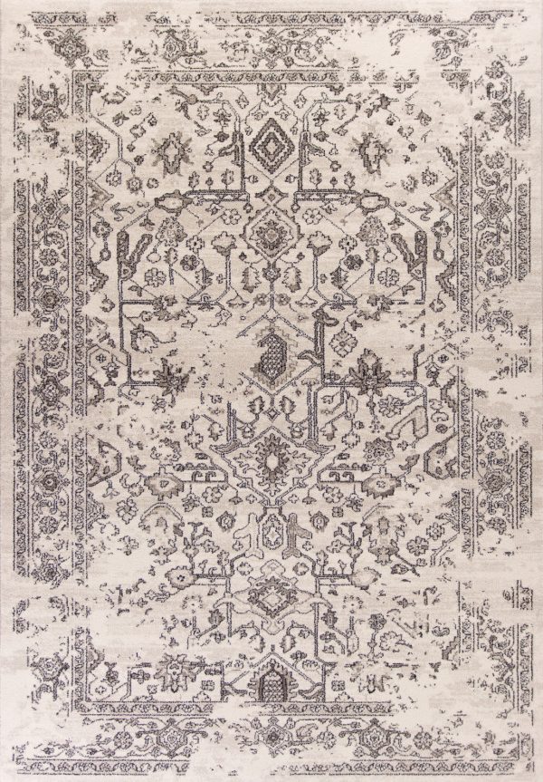 KAS Home Vintage 1308 Grey Marrakesh Area Rug by Bob Mackie Online now