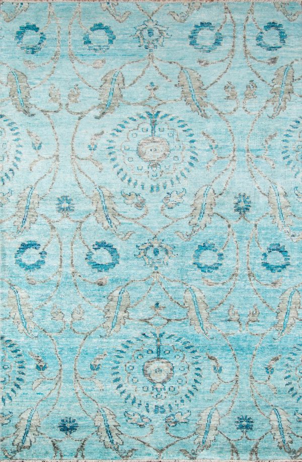 Momeni Artisan ART-1 Blue Area Rug Hot on Sale