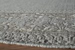 Momeni Lace Embroided LAC-2 Silver Area Rug Hot on Sale