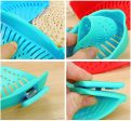 2 Pcs Clip on Strainer, Pot Strainer for Pasta Meat Vegetables Fruit, Silicone Strainer - Fit All Pots and Bowls. For Discount