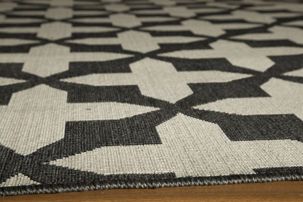 Momeni Baja BAJ12 Charcoal Area Rug Online now