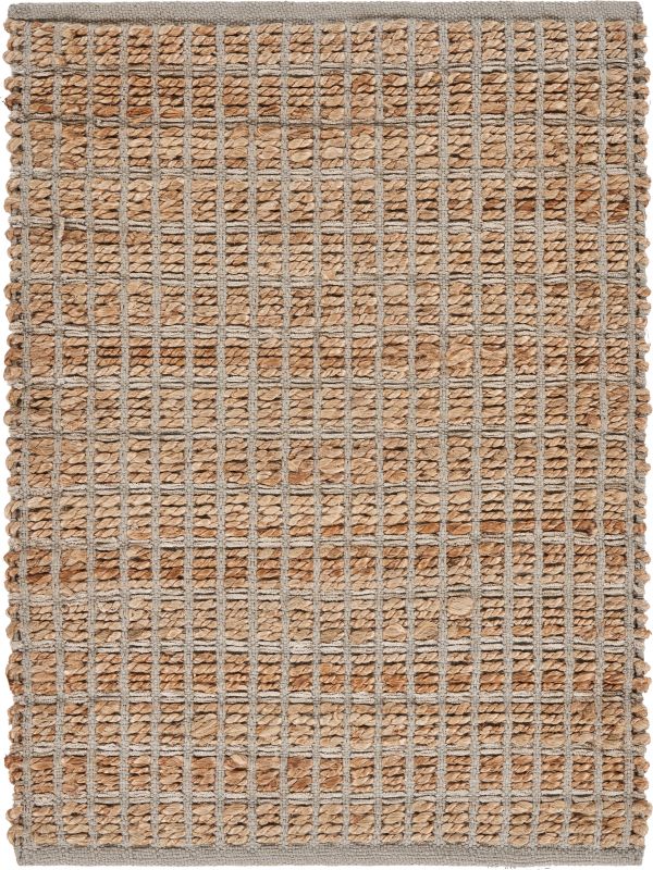 LR Resources Natural Fiber 03341 Gray Area Rug Sale