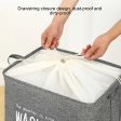 44*35*50Cm Laundry Hamper Durable Fashionable Basket Bucket Storage Box #W0 For Sale