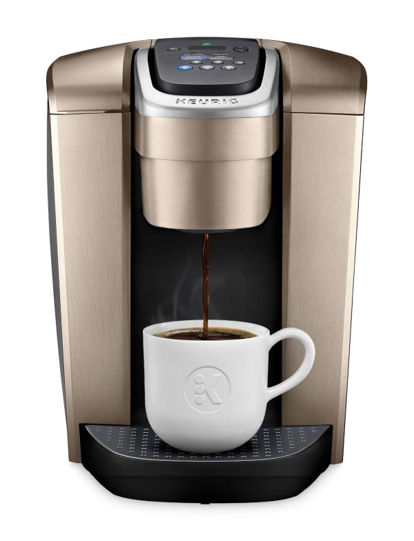 K-Elite, Single Serve K-Cup Pod Coffee Maker, Brushed Gold Online Sale