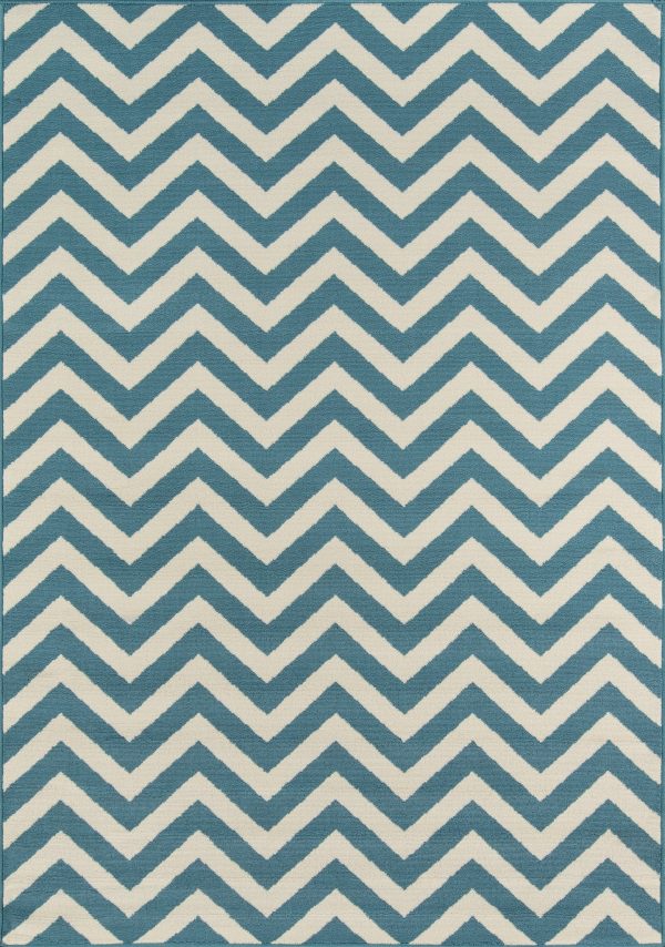 Momeni Baja BAJ-9 Blue Area Rug For Discount