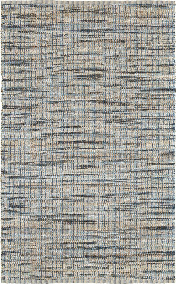 LR Resources Natural Fiber 03305 Navy Area Rug on Sale