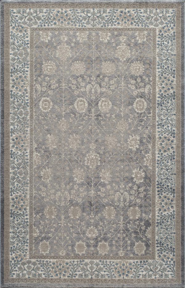 Momeni Kerman KE-01 Silver Area Rug on Sale