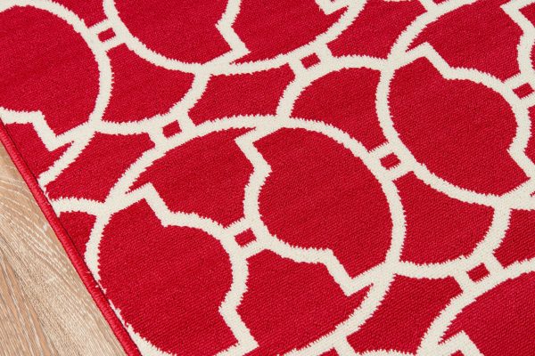 Momeni Baja BAJ11 Red Area Rug For Discount