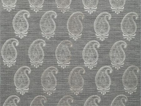 Momeni Lace Embroided LAC-1 Grey Area Rug Fashion