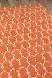 Momeni Baja BAJ-2 Orange Area Rug Hot on Sale