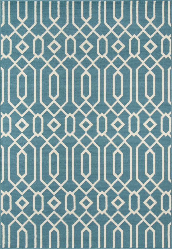 Momeni Baja BAJ-3 Blue Area Rug Supply