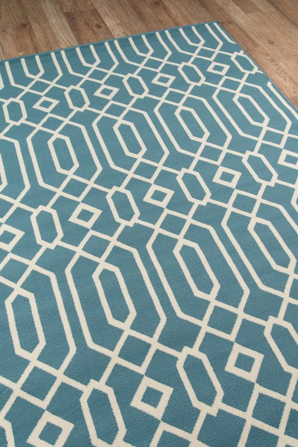 Momeni Baja BAJ-3 Blue Area Rug Supply