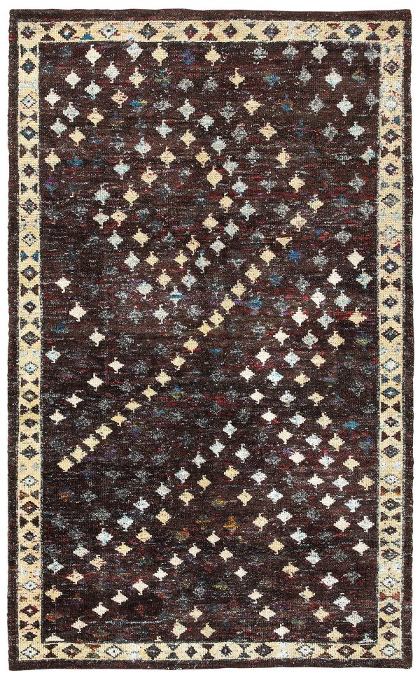 LR Resources Nisha 04407 Brown Area Rug Sale