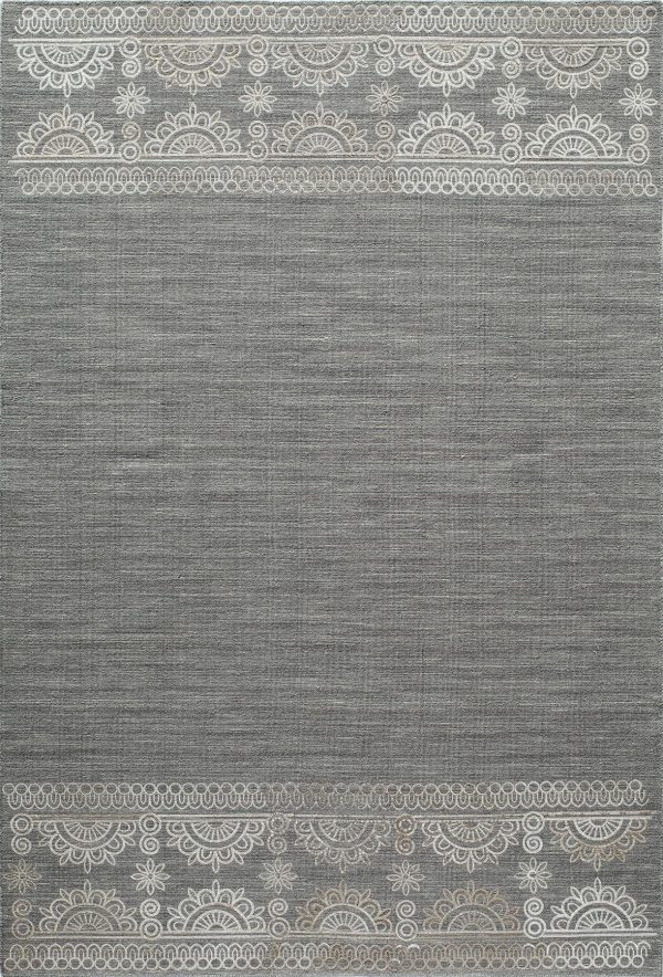 Momeni Lace Embroided LAC-2 Grey Area Rug Online