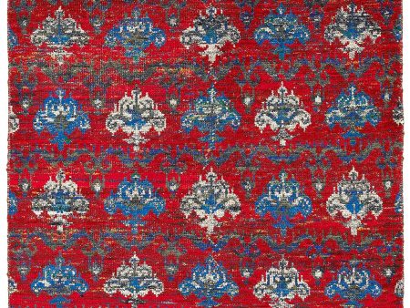 LR Resources Nisha 04403 Red Multi Area Rug Online