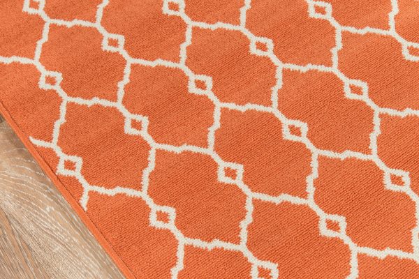 Momeni Baja BAJ-2 Orange Area Rug Hot on Sale