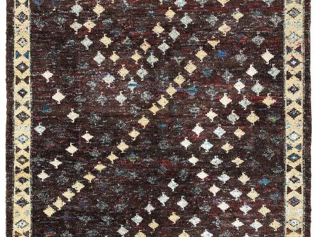 LR Resources Nisha 04407 Brown Area Rug Sale