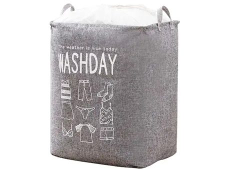 44*35*50Cm Laundry Hamper Durable Fashionable Basket Bucket Storage Box #W0 For Sale