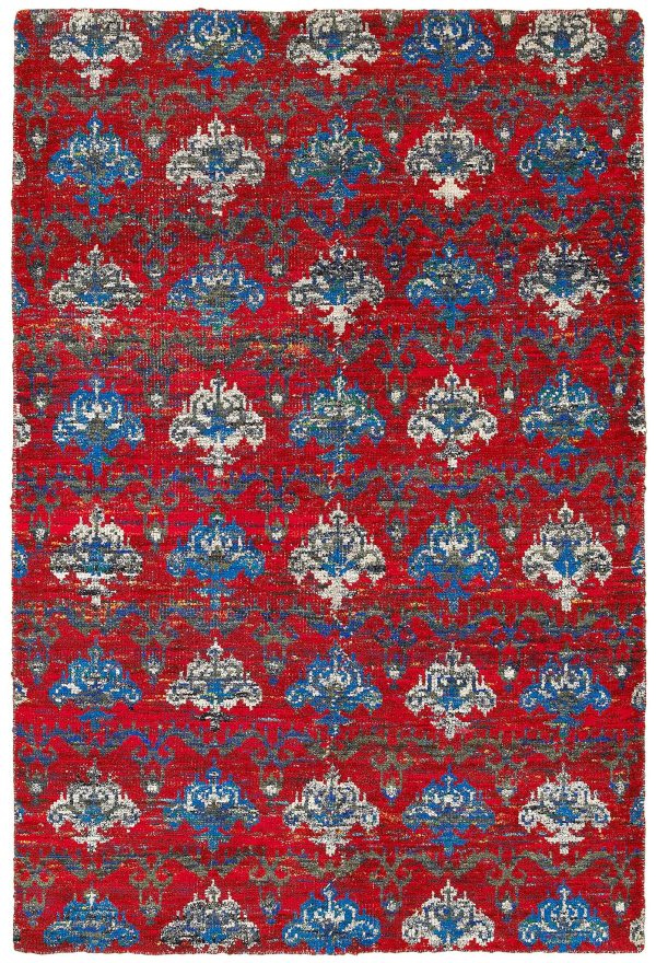 LR Resources Nisha 04403 Red Multi Area Rug Online