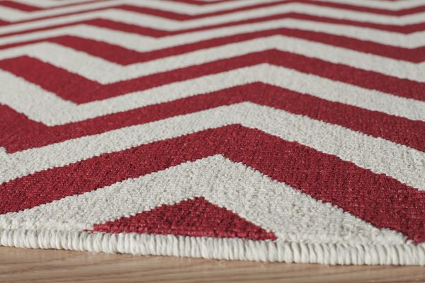 Momeni Baja BAJ-9 Red Area Rug Fashion