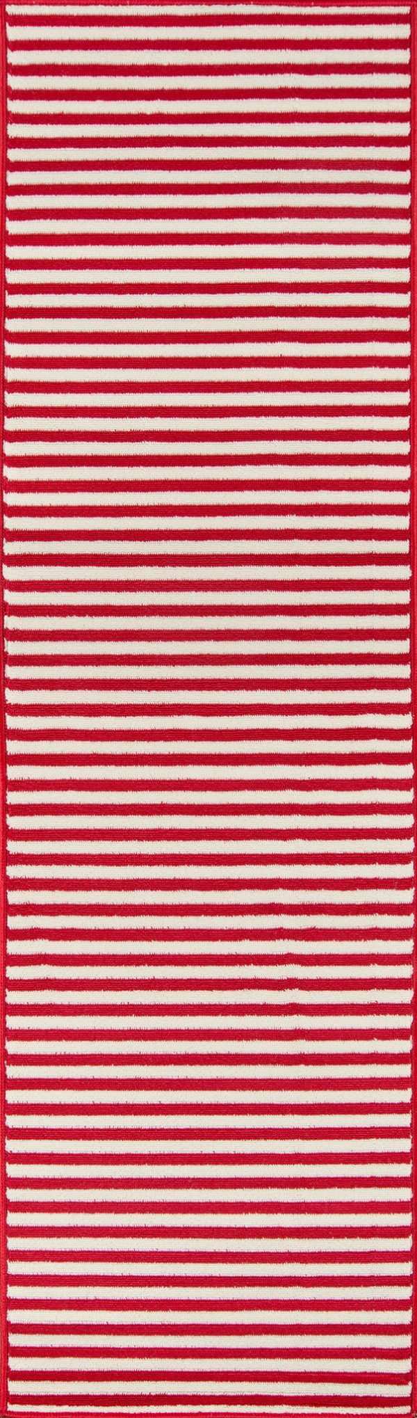 Momeni Baja BAJ-1 Red Area Rug For Sale