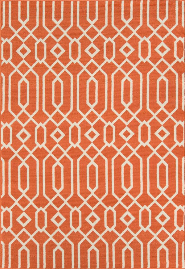 Momeni Baja BAJ-3 Orange Area Rug Online