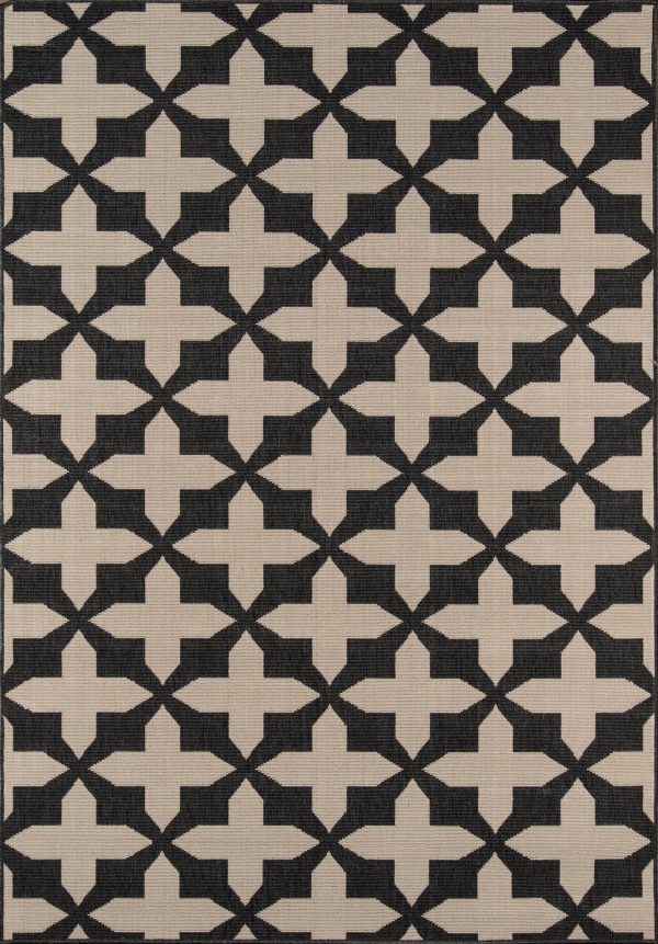 Momeni Baja BAJ12 Charcoal Area Rug Online now