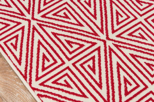 Momeni Baja BAJ-4 Red Area Rug Online now