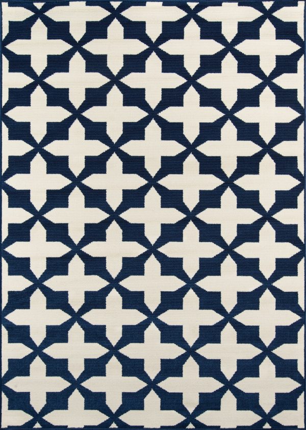 Momeni Baja BAJ12 Navy Area Rug For Sale