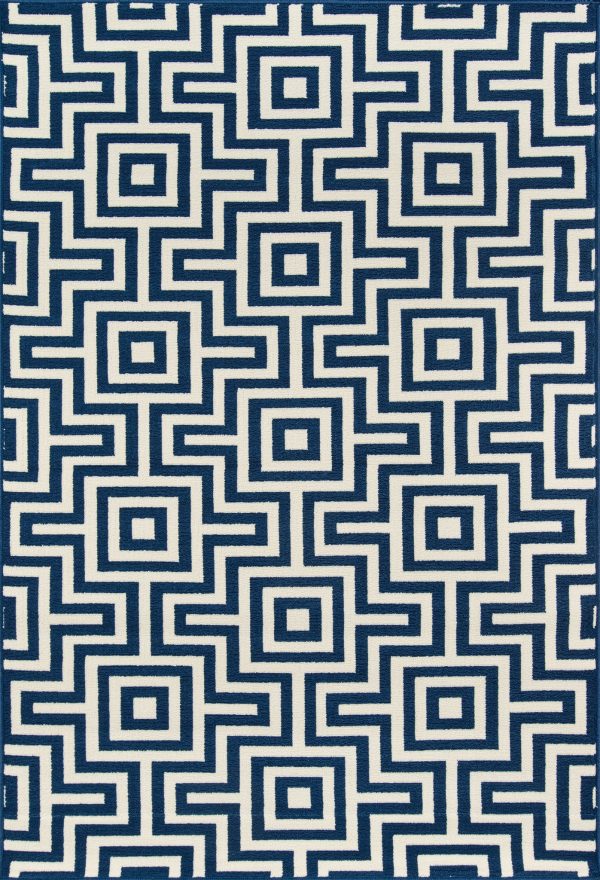 Momeni Baja BAJ10 Navy Area Rug For Sale