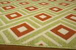 Momeni Baja BAJ-7 Green Area Rug For Sale