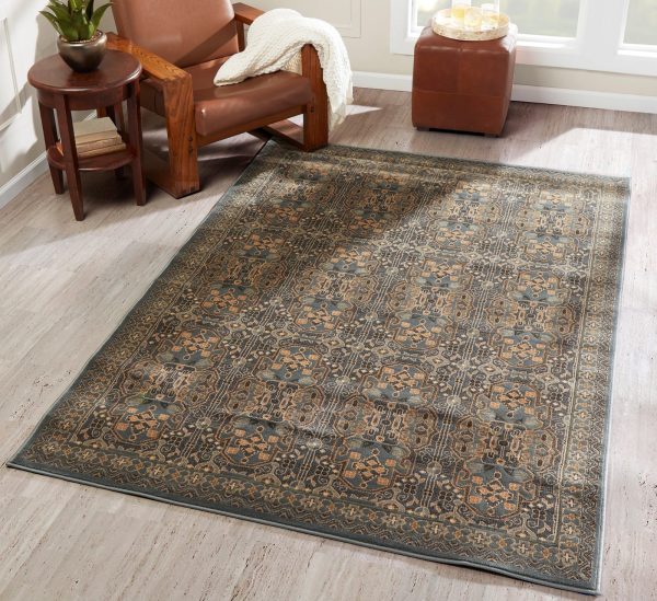 Momeni Belmont BE-07 Light Blue Area Rug Online Hot Sale