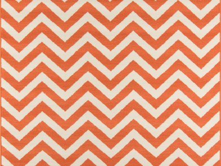 Momeni Baja BAJ-9 Orange Area Rug Supply