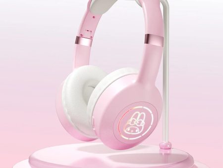 Miniso  EM-368 Bluetooth 5.2 Headphone Stereo Sound Wireless Earphones with RGB Light Headsets Kuromi Melody Hello Kitty For Cheap