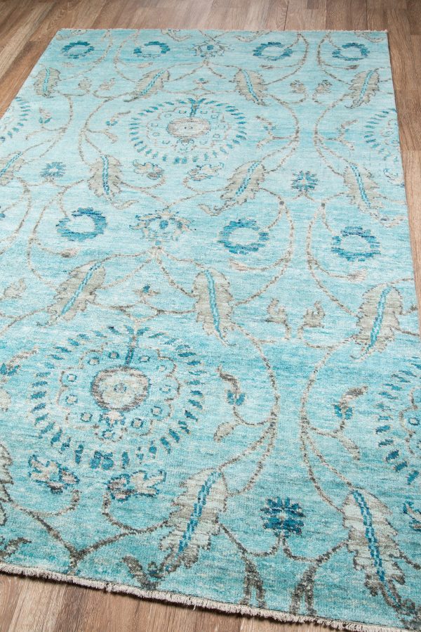 Momeni Artisan ART-1 Blue Area Rug Hot on Sale