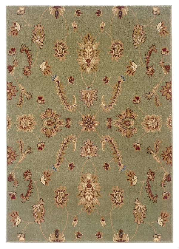 LR Resources Adana 80715 Green Area Rug Sale