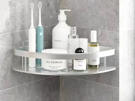 Bathroom Nail-Free Shelf Shower Corner Shelf Aluminum Shampoo Shelf Shower Supply Storage Bathroom Accessories Bathroom Shelves on Sale