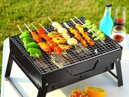 Barbecue Charcoal Grill Portable Folding BBQ Grill Barbecue Small Barbecue Grill,Outdoor Grill Tools for Camping Hiking Picnics Traveling For Cheap