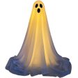 Decorations Outdoor, Large Lighted White Cloth Ghosts, 49 Inches Standing White Ghost, Home Courtyard Lawn Party Decoration (Cute) on Sale