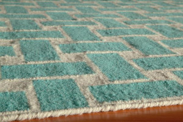 Momeni Laguna LG-02 Aqua Area Rug Hot on Sale