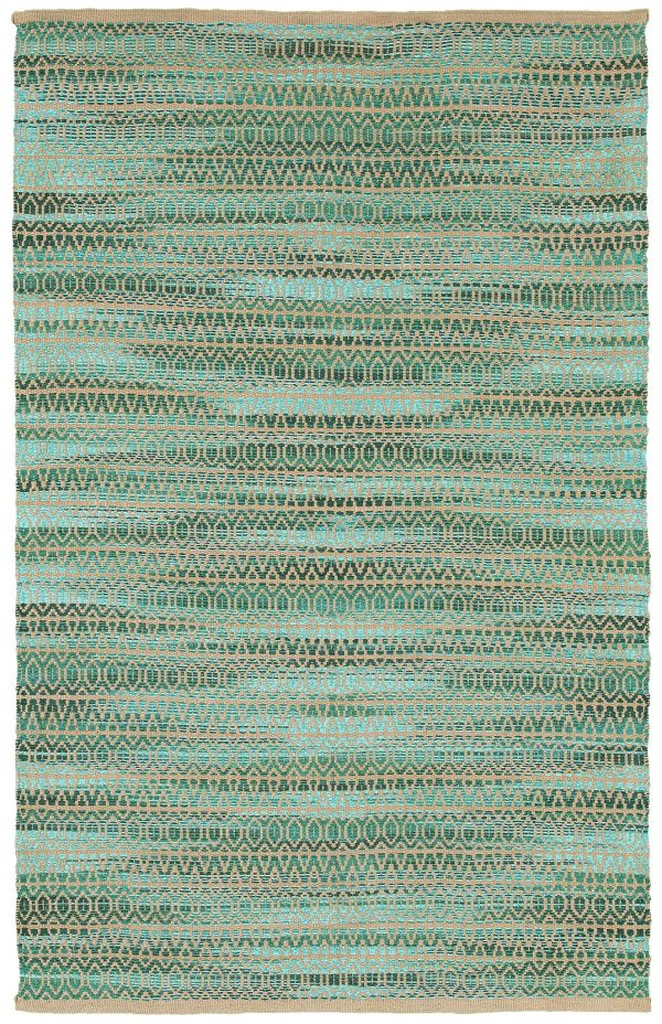 LR Resources Natural Fiber 03332 Green Area Rug Fashion