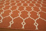 Momeni Baja BAJ-2 Orange Area Rug Hot on Sale