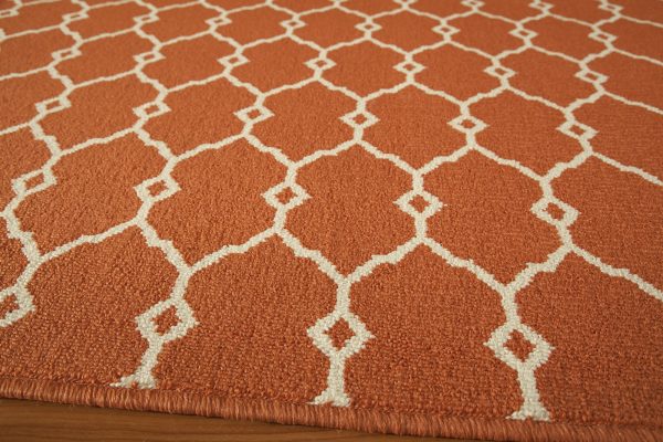 Momeni Baja BAJ-2 Orange Area Rug Hot on Sale