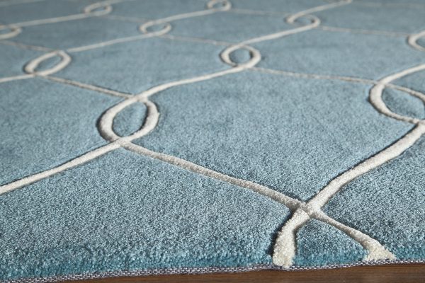 Momeni Bliss BS-12 Teal Area Rug Discount