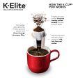 K-Elite, Single Serve K-Cup Pod Coffee Maker, Brushed Gold Online Sale