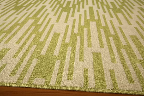 Momeni Baja BAJ-6 Green Area Rug For Sale