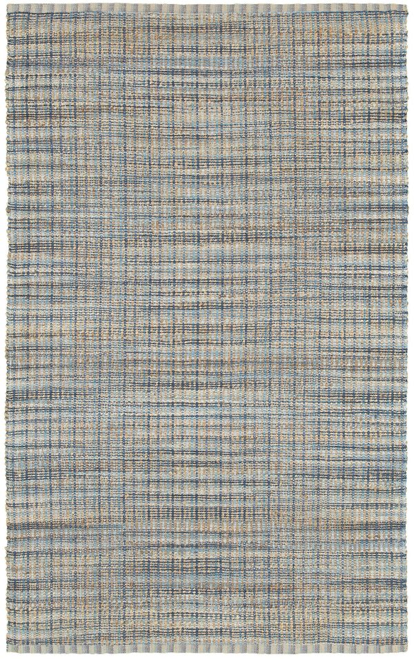 LR Resources Natural Fiber 03305 Navy Area Rug on Sale